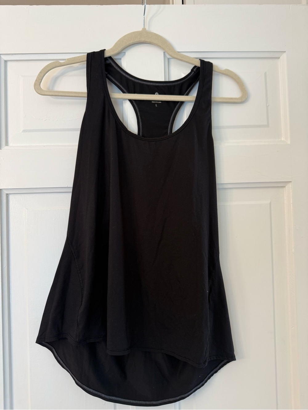 Athleta Black Racerback Tank Top